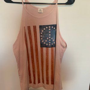 O'Neill American Flag Tank Top
